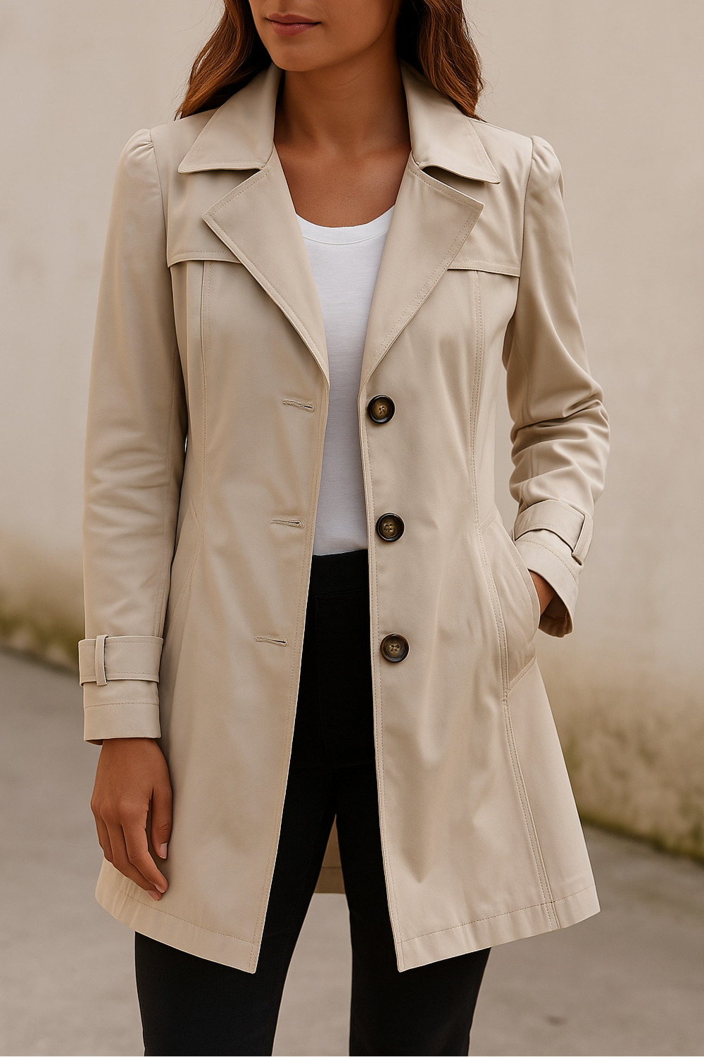 Women's Elegant Trench Coat | Tailored