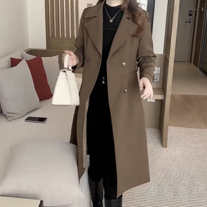 Women's Elegant Trench Coat | Longline