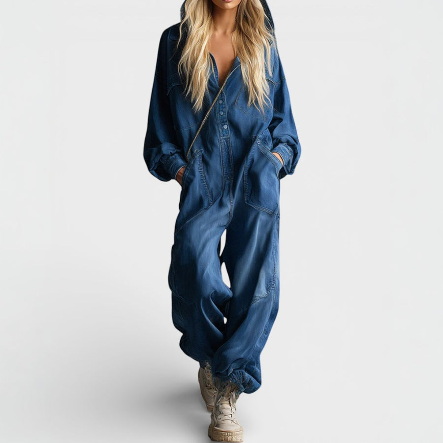 Women's Casual Jumpsuit | Hooded