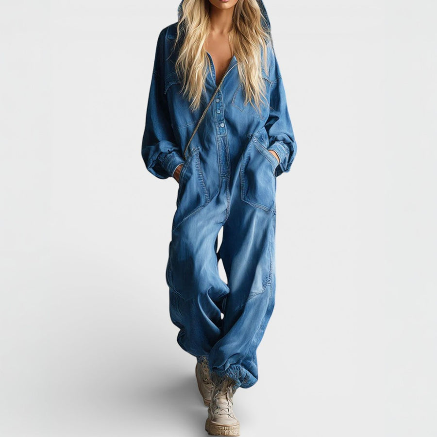 Women's Casual Jumpsuit | Hooded
