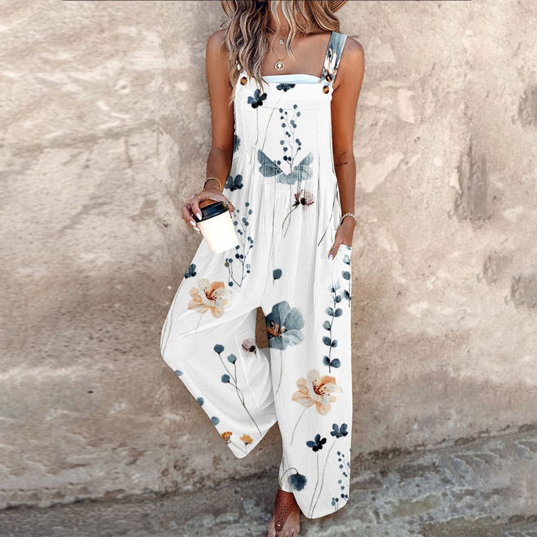 Women's Summer Jumpsuit | Floral