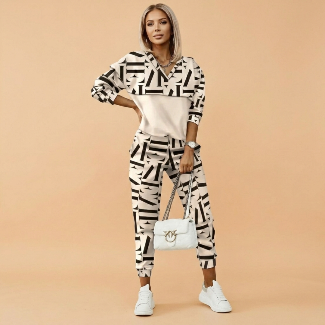Women’s Geometric Print Set | Two Piece