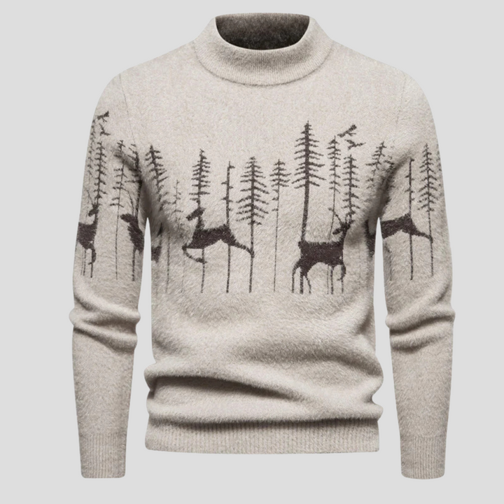 Men's Turtle Neck Christmas Knit Jumper | Winter