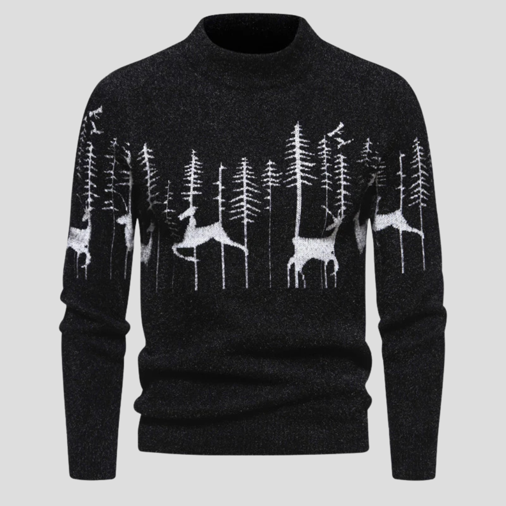 Men's Turtle Neck Christmas Knit Jumper | Winter