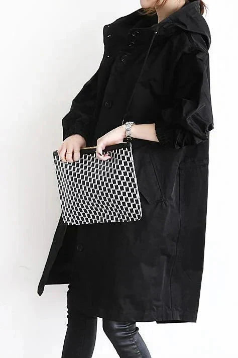 Women's Hooded Long Coat | Waterproof
