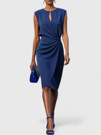 Women's Elegant Formal Sleeveless Dress | Midi