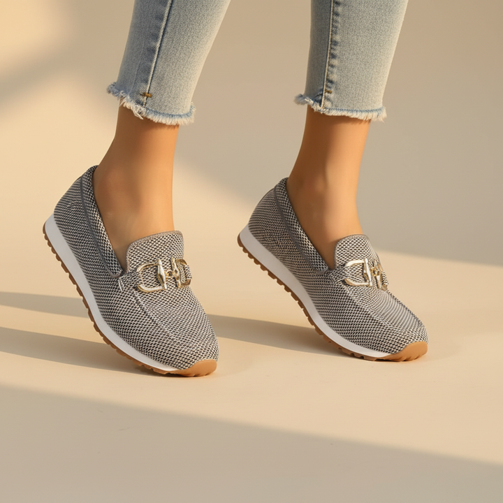Women's Flat Buckle Loafers | Slip On