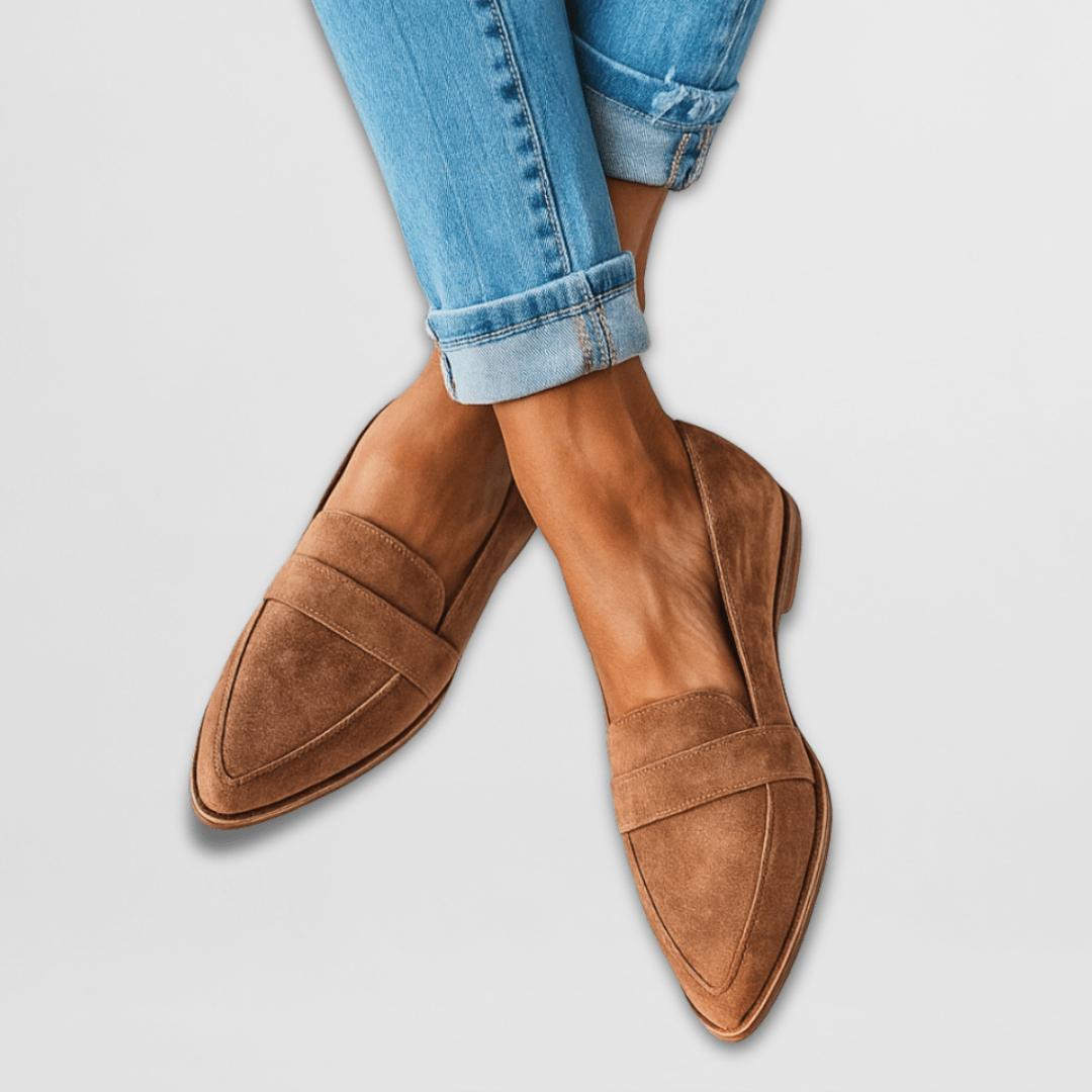 Women's Casual Point Toe Work Loafers | Slip On