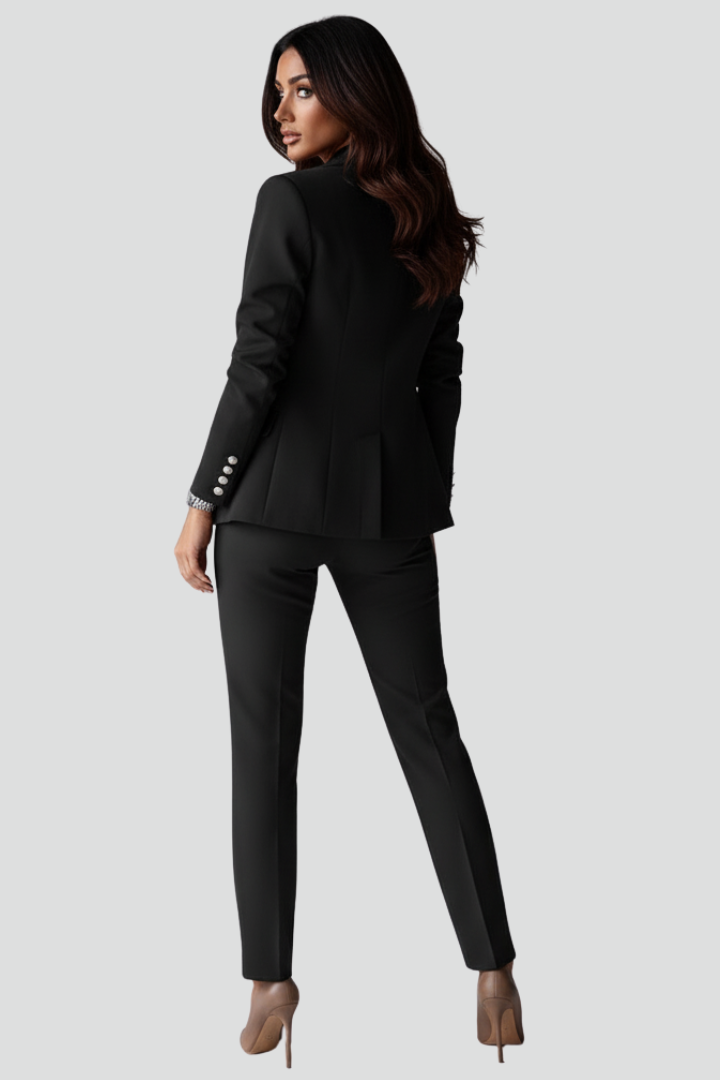 Women’s Elegant Tailored Blazer and Trouser Set | Formal