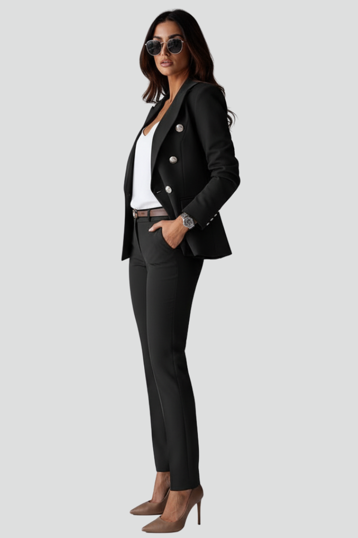 Women’s Elegant Tailored Blazer and Trouser Set | Formal