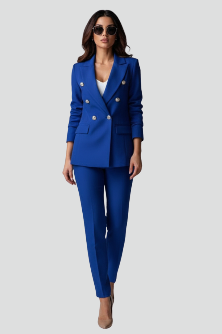 Women’s Elegant Tailored Blazer and Trouser Set | Formal