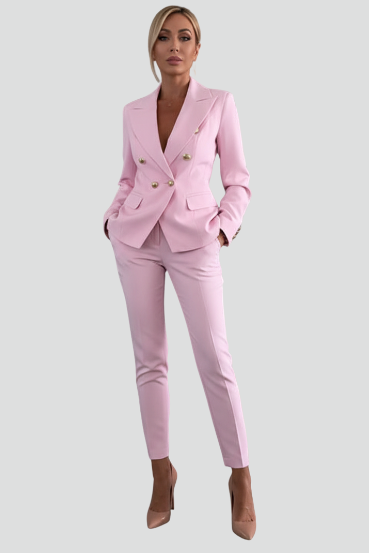 Women’s Elegant Tailored Blazer and Trouser Set | Formal