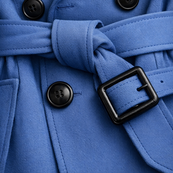 Women’s Belted Long Winter Trench Coat | Double Breasted