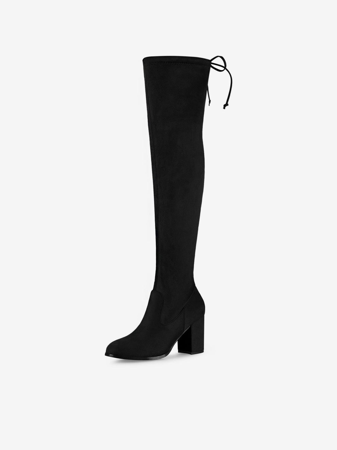 Women's Heel Zip Over the Knee Boots | Chunky