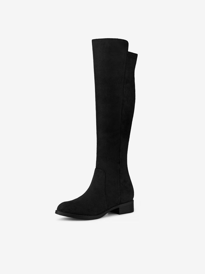 Women's Heel Over The Knee Boots | Zip