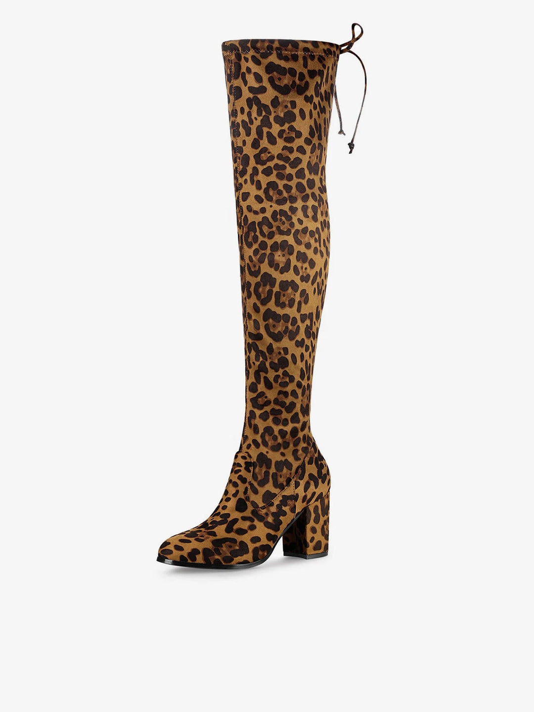 Women's Heel Zip Over the Knee Boots | Chunky