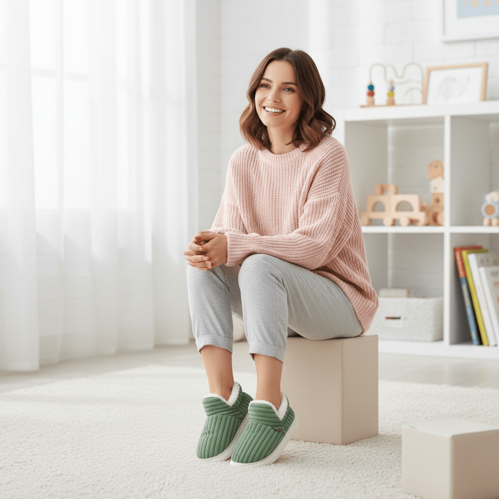 Family Machine Washable Slippers | Winter