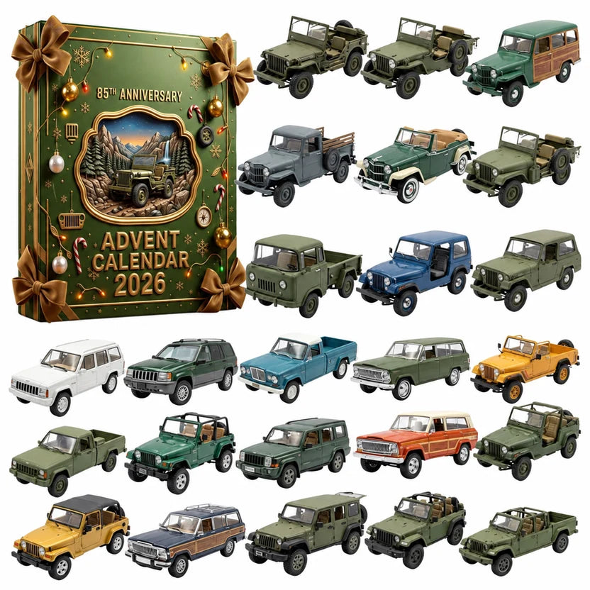 Christmas Sports Cars And Bikes Advent Calendar | 24 Days