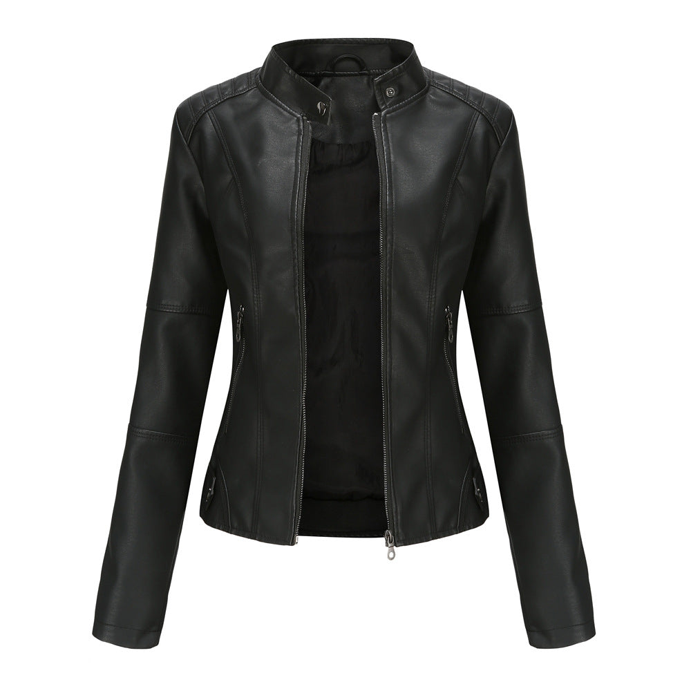 Women's Moto-Style Zip-Front Jacket | Casual