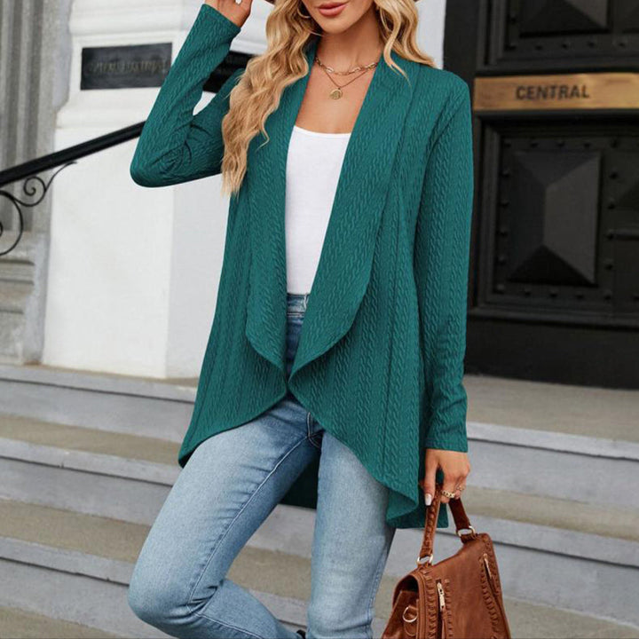 Women's Open Front Cable Knit Cardigan | Casual
