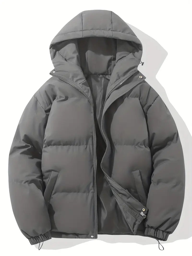 Women's Winter Zip Up Puffer Jacket | Hooded
