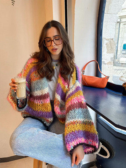 Women's Chunky Oversized Cardigan | Crochet