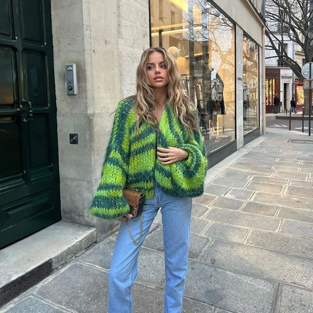Women's Chunky Oversized Cardigan | Crochet
