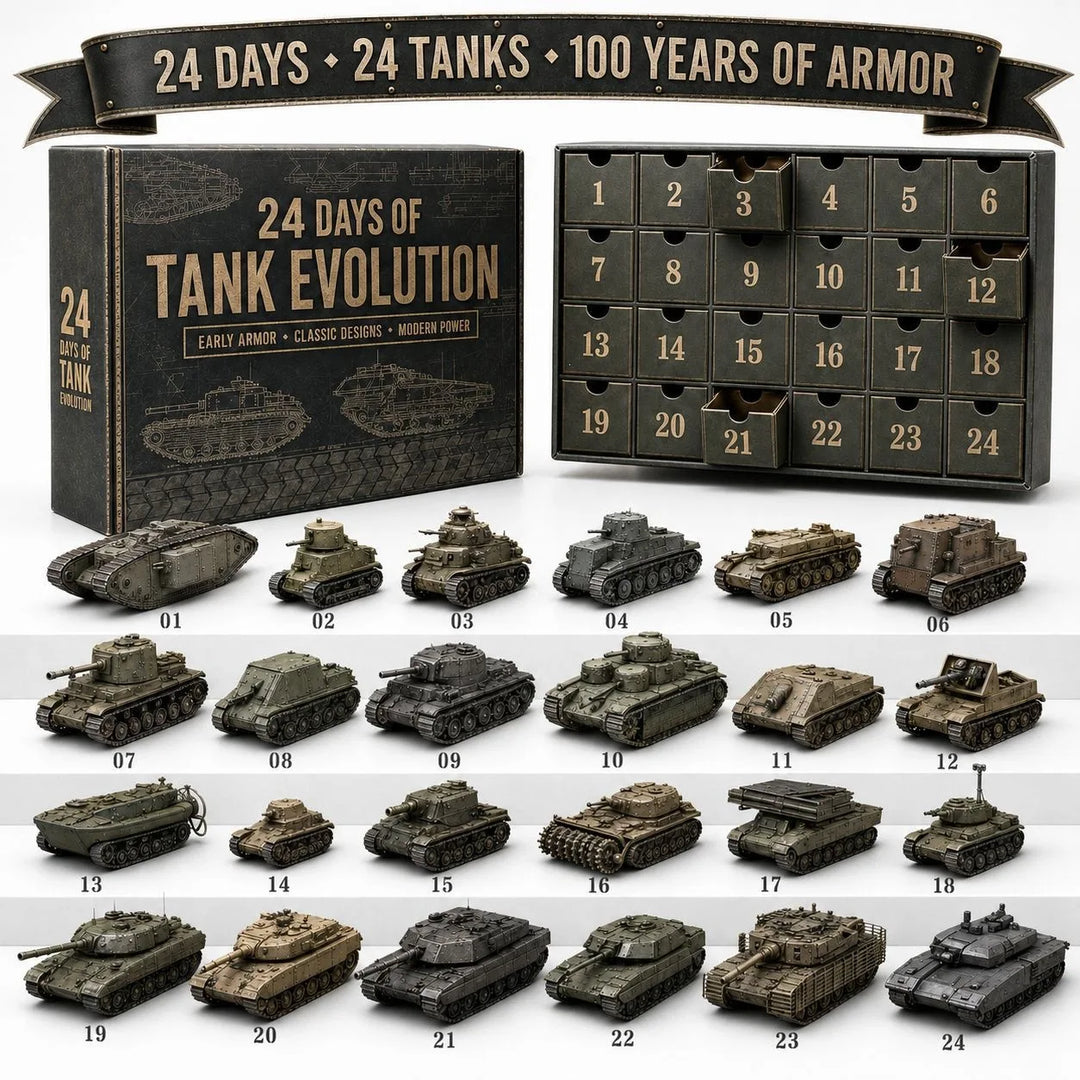 Aircraft And Tank Advent Calendar 24 Days | Christmas