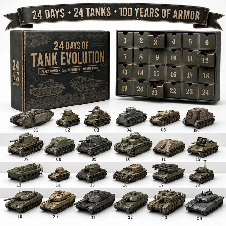 Aircraft And Tank Advent Calendar 24 Days | Christmas