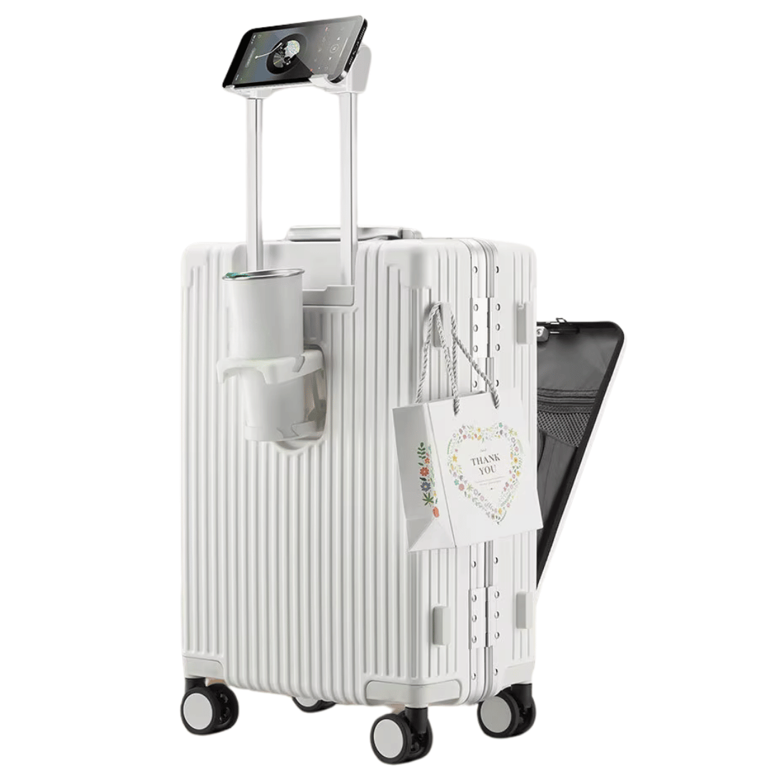 Hard Shell Carry On Suitcase with Laptop Pocket | Spinner