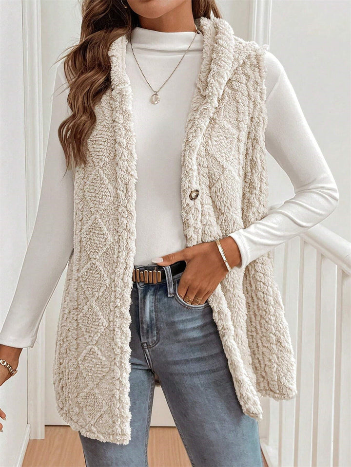 Women's Chic Sleeveless Vest | Textured