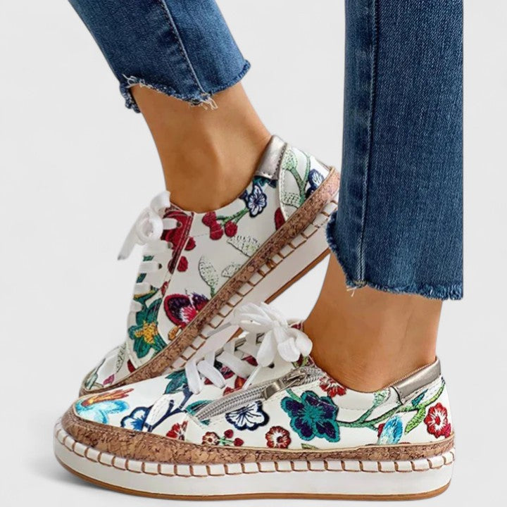 Women's Casual Round Toe Lace Up Shoes | Flat