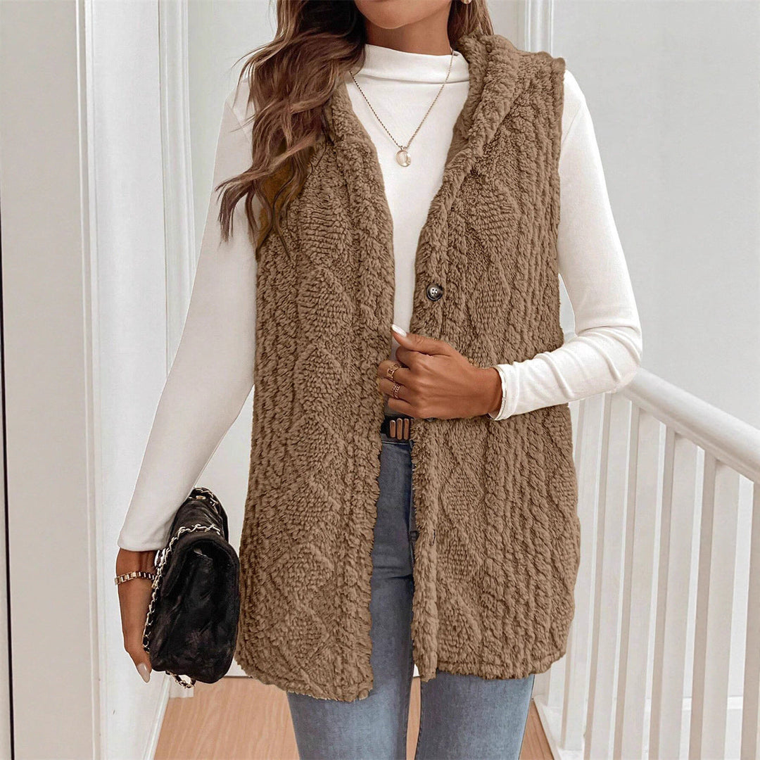 Women's Chic Sleeveless Vest | Textured