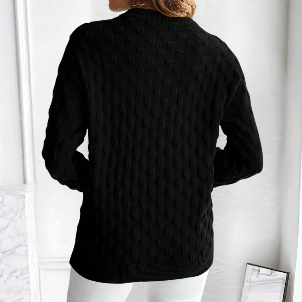 Women’s Cable Knit Jumper | Crew Neck