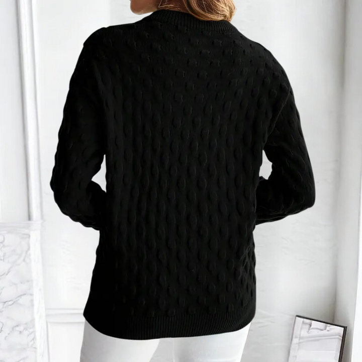 Women’s Cable Knit Jumper | Crew Neck
