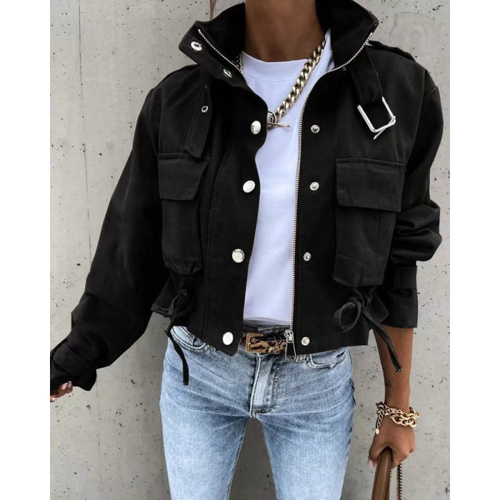 Women's Abstract Print Jacket | Elegant