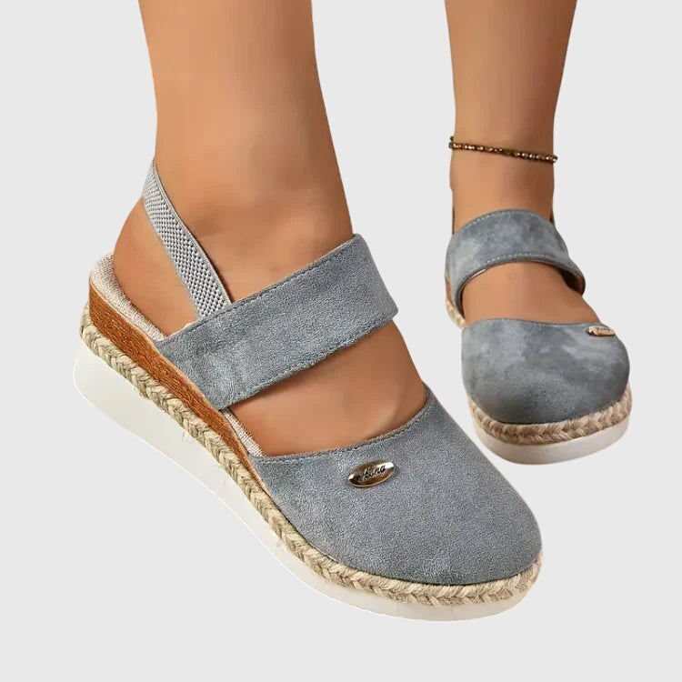 Women's Closed Toe Wide Fit Sandals | Ankle Strap