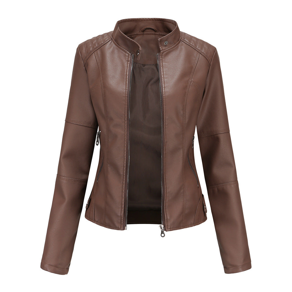 Women's Moto-Style Zip-Front Jacket | Casual