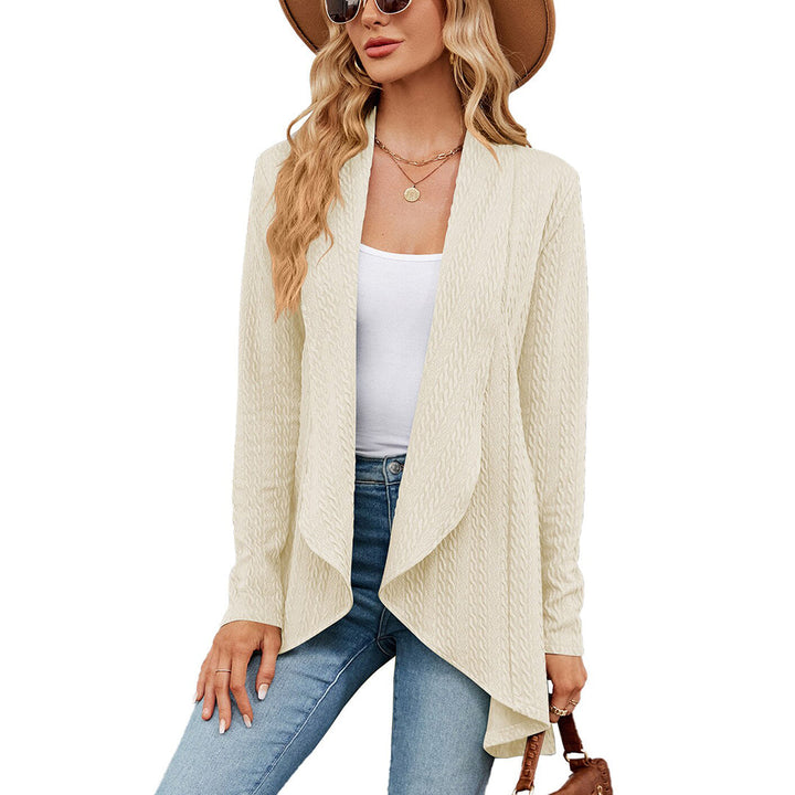 Women's Open Front Cable Knit Cardigan | Casual