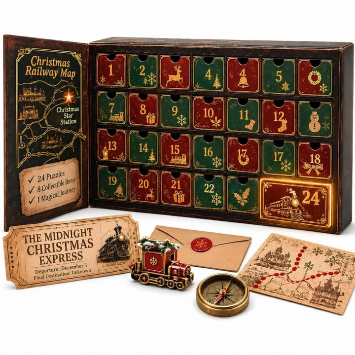 Christmas Mystery Puzzle Advent Calendar | 24 Days