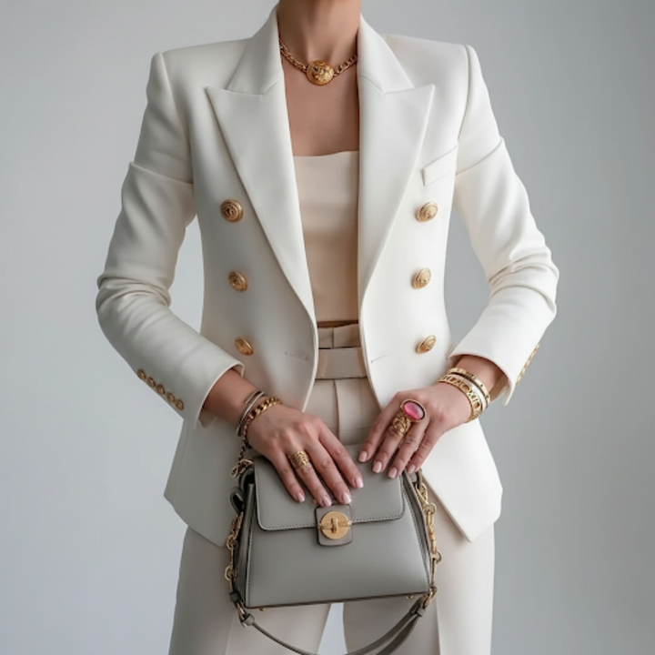 Women's Double-Breasted Formal Blazer | Tailored