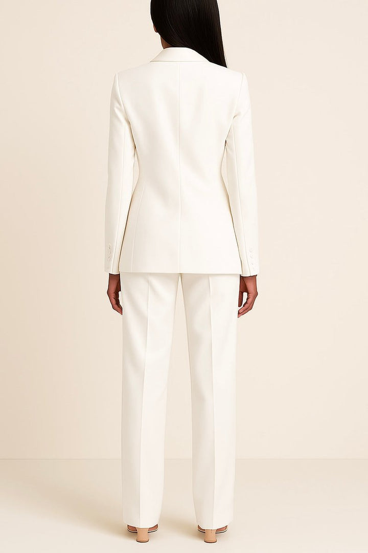 Women's Blazer And Pants Suit Set | Elegant