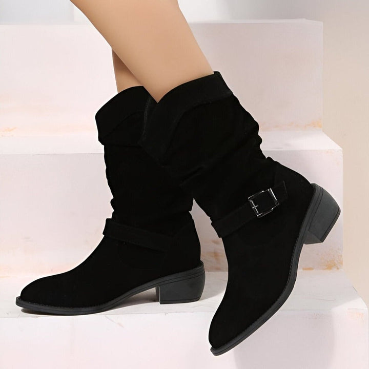 Women's Block Heel Boots | Slip On