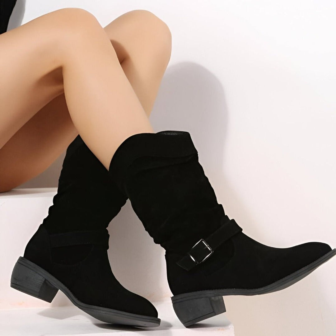 Women's Block Heel Boots | Slip On