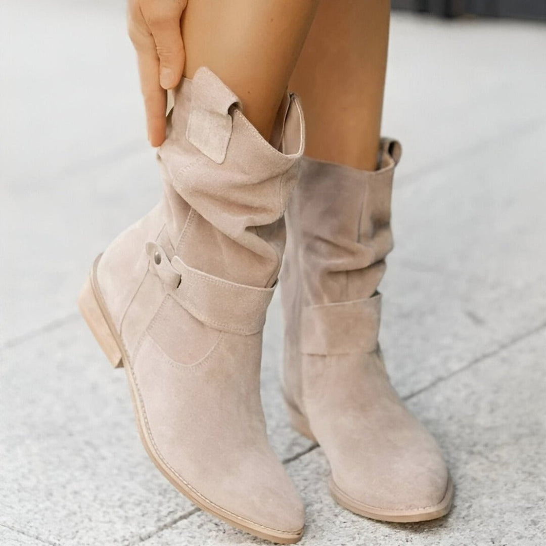 Women's Block Heel Boots | Slip On