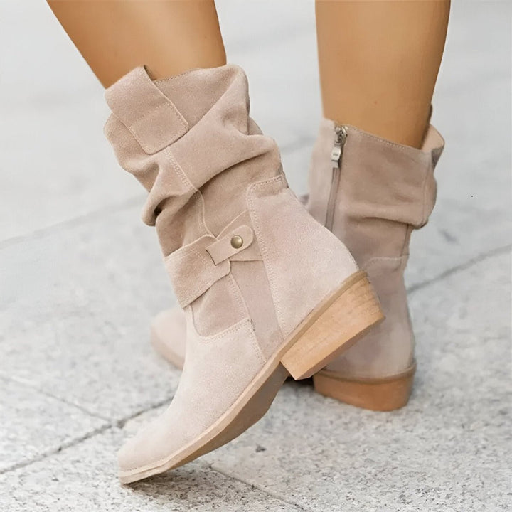 Women's Block Heel Boots | Slip On