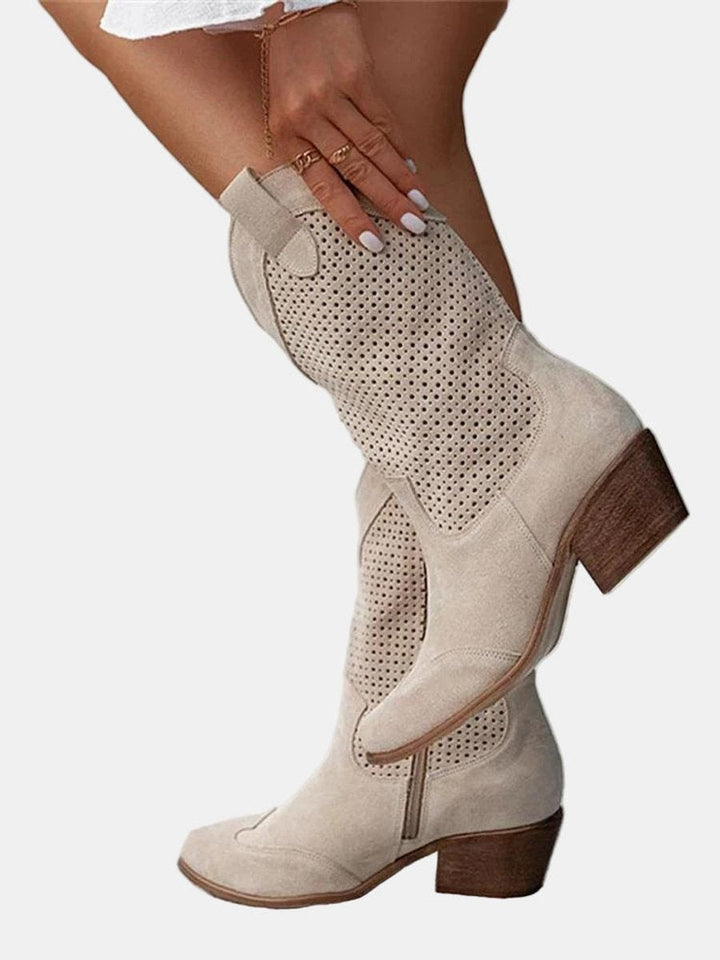 Women's Block Heel Boots | Cowboy