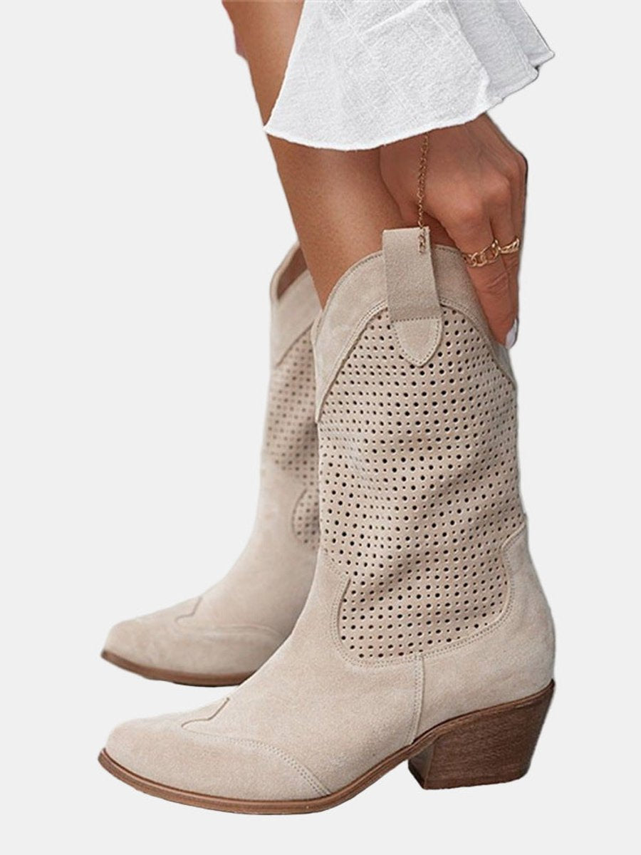 Women's Block Heel Boots | Cowboy