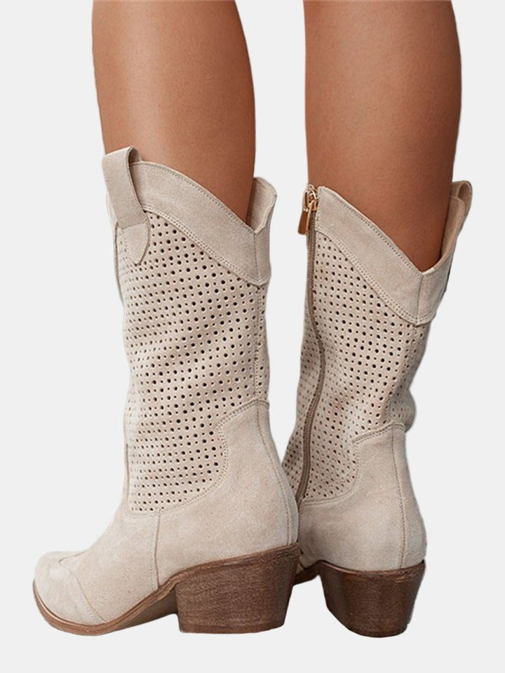 Women's Block Heel Boots | Cowboy