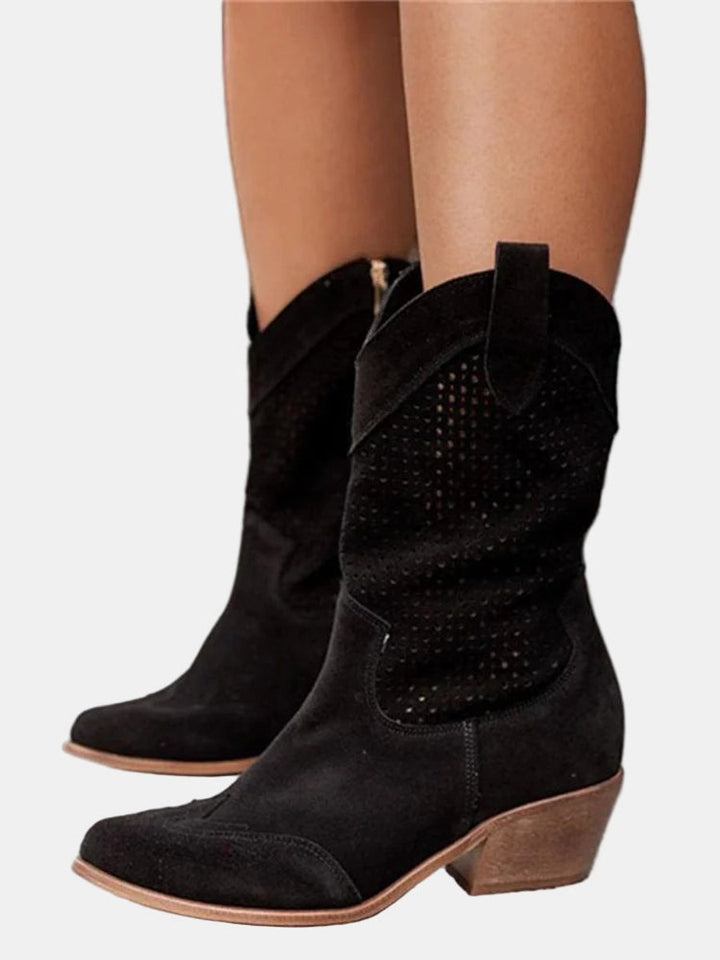 Women's Block Heel Boots | Cowboy